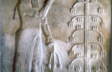 Stone relief artifact depicting Sargon I of Mesopotamia